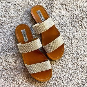 Steve Madden Rhinestone Double Strap Sandal